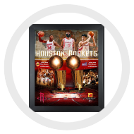 Framed Houston Rockets Memorabilia image