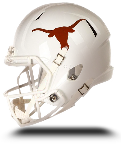 Texas Longhorn football helmet